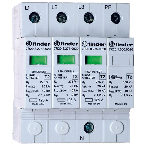 Finder - Überspannungsableiter für Energietechnik/Stromversorgung Überspannungsableiter 7P.24.8.275.0020 − 1 Stück by Finder
