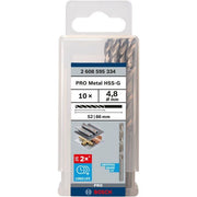 Bosch - Bohrer PRO Metal HSS-G 2608595334 Spiralbohrer 4,8 x