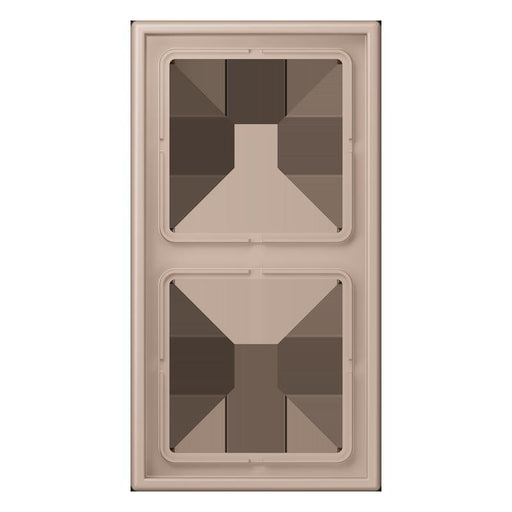 Jung - Abdeckrahmen Rahmen 2-fach LC 982 240 ombre brulee claire