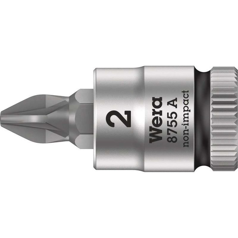 Wera - Kreuzschlitzschrauben-Einsatz für Steckschlüssel Zyklop Bit-Nuss 05003354001 PZ 2x28,0