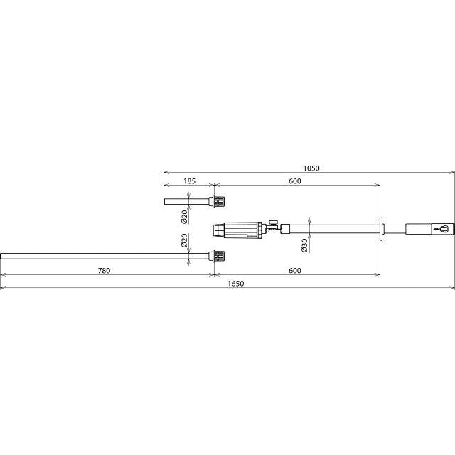 DEHN - Spannungsprüfgerät Spannungsprüfer PHE III PHE3 6 20 SL ZK 6-20kV 50Hz Kat. SL