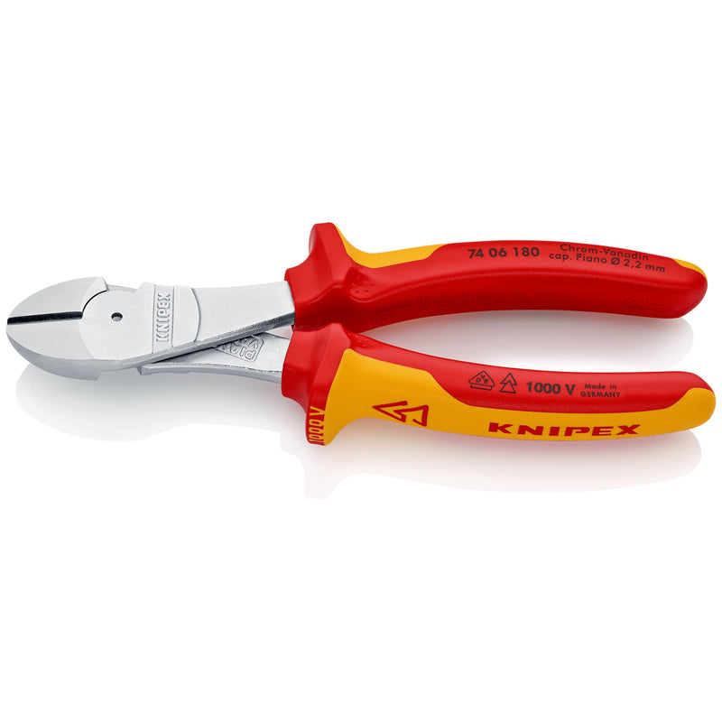 Knipex - Seitenschneider Kraft-Seitenschneider 74 06 180 SB isoliert, 180mm