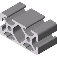 Item - Stiel/Profilschiene Profil 3000mm 0.0.464.03 natur, 40x40