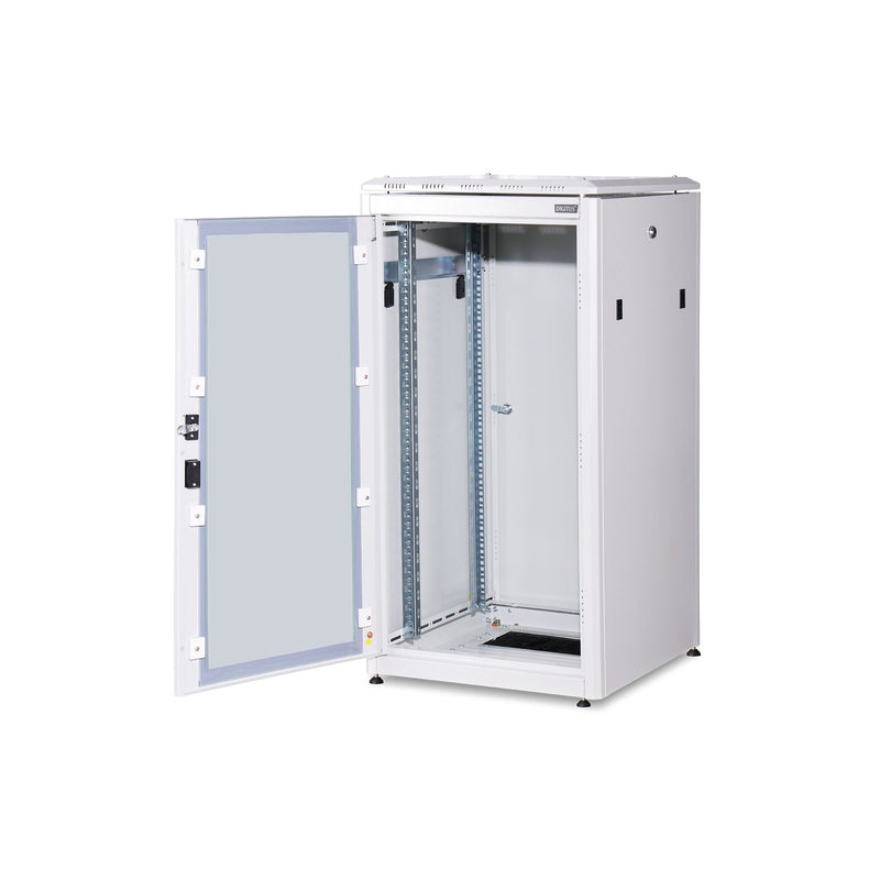 DIGITUS - Netzwerk-/Serverschrank Schrank 22HE 116,4x60x60cm DN-19 22U-6/6-1 RAL 7035