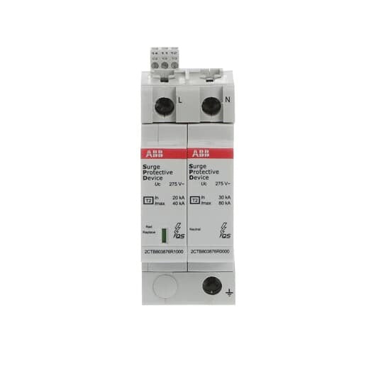 ABB Stotz S&J - Überspannungsableiter für Energietechnik/Stromversorgung Überspannungsschutz OVR T2 1N 40-275 P
