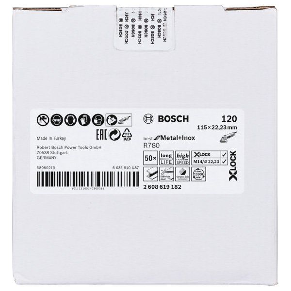 Bosch - Trenn-/Schleifscheibe PRO R780 X-Lock 2608619182 Fiberscheibe 115 mm