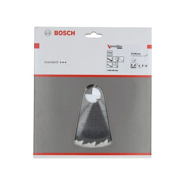 Bosch - Kreissägeblatt PRO Wood Kreissägeblatt, 2608640801 190 x 2,4 x 30 mm