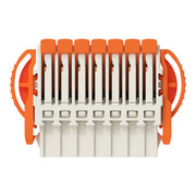 WAGO - Kabelsteckverbinder für Leiterplattensteckverbinder 1-Leiter-Federleiste,Hebel 2734-1107/038-000 PushinCAGECLAMP,lgr − 50 Stück
