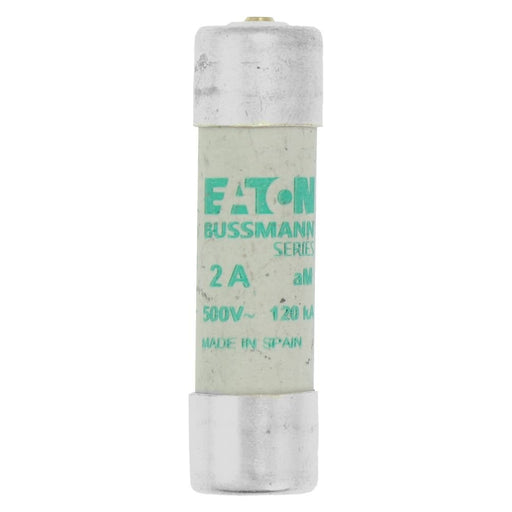 Eaton - Zylindrische Sicherung Sicherungseinsatz Nieders. CYL AM 14,#C14M2S 2A AC 500V 120kA − 10 Stück