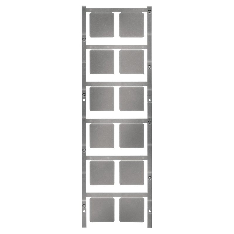 Weidmüller - Kennzeichnungsmaterial Gerätemarkierer SM 27/27 Neutral SI − 60 Stück