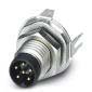 Phoenix Contact - Rundsteckverbinder, feldkonfektionierbar (Industriesteckverbinder) Einbausteckverbinder SACC-DSI-M 8#1456022 − 20 Stück