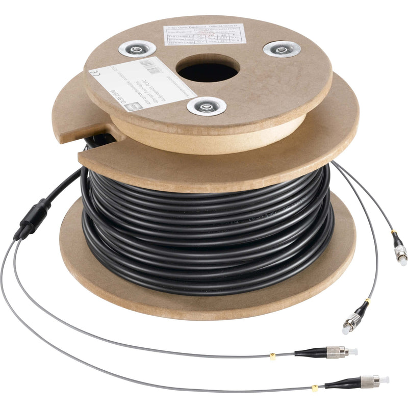 Wisi - Patchkabel LWL Opt. Twin-Außenkabel 75m OL 95 2075 2 Fasern FC/PC konf