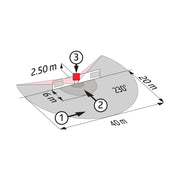 BEG Brück Electronic - Bewegungsmelder/Präsenzmelder komplett Bewegungsmelder RC-plus next N230 sw schwarz