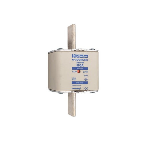 Mersen - Messersicherung NH-Sicherungseinsatz SF NH3GG40V500 Gr.3 gG 500A/400V KM
