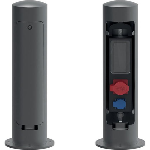 Leipziger Leuchten - Licht-/Energiesäule Elektroversorgungspoller 9.946.0994.101SC16 1xSchutzk. 250V/16A