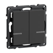 Legrand - Funksender Wandsender 2-Fach Legrand 765934 Anthrazit