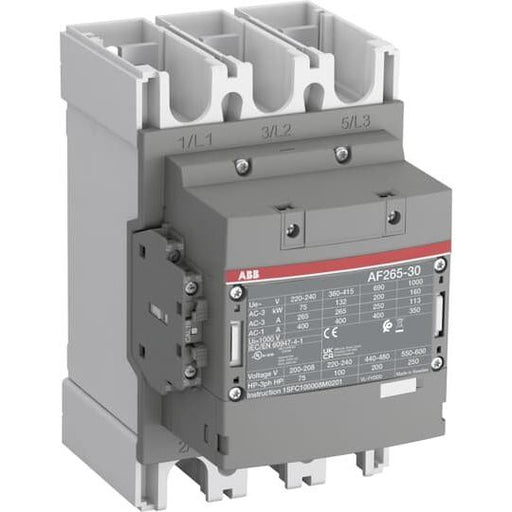 ABB Stotz S&J - Leistungsschütz zum Schalten von Wechselstrom Schütz AF265-30-11-12 48-130V 50/60Hz / DC