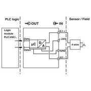 Phoenix Contact - SPS-Analoges Ein-/Ausgangs-Modul Erweiterungsmodul PLC-APT-UI-IN − 1 Stück
