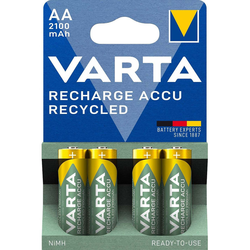Varta Cons.Varta - Akku Recharge Accu Recycled AA 56816 Bli.4 1,2V/1200mAh/NiMH − 10 Stück