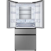 Hisense - Kühl-/Gefrierkombination Kühl/Gefrierkombi SbS RF 540 N4SBI2 Edelstahl-Look