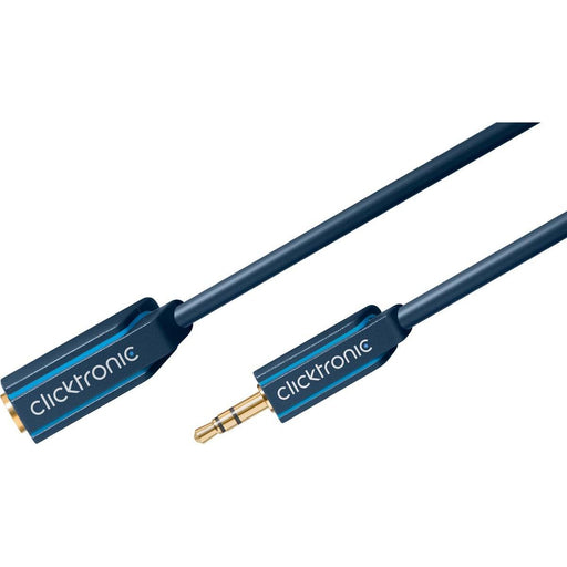 Clicktronic - Konfektioniertes A/V-Kabel MP3-Audio-Verlängerung 70489 5m