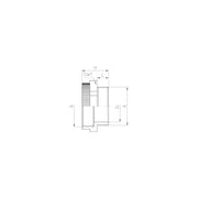 Jacob - Erweiterungs-/Reduzierring PA-Übergangsstück PG9M20PA PG9/M20x1,5 − 100 Stück