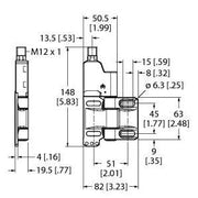 Turck - Einzelpositionsschalter Sicherheitsschalter SI-HGZ63FQDL Scharnier