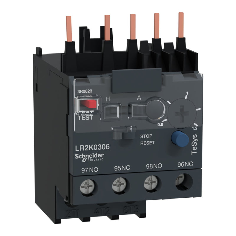 Schneider Electric - Überlastrelais thermisch Motorschutz-Relais LR2K0306 0,80-1,20A