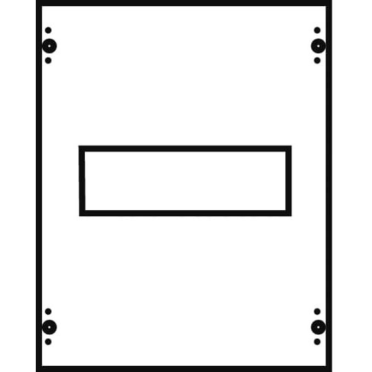 Striebel&John - Abdeckung für Verteilerfeld Abdeckung AG128 300x250mm für S750