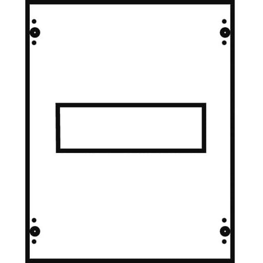 Striebel&John - Abdeckung für Verteilerfeld Abdeckung AG128 300x250mm für S750