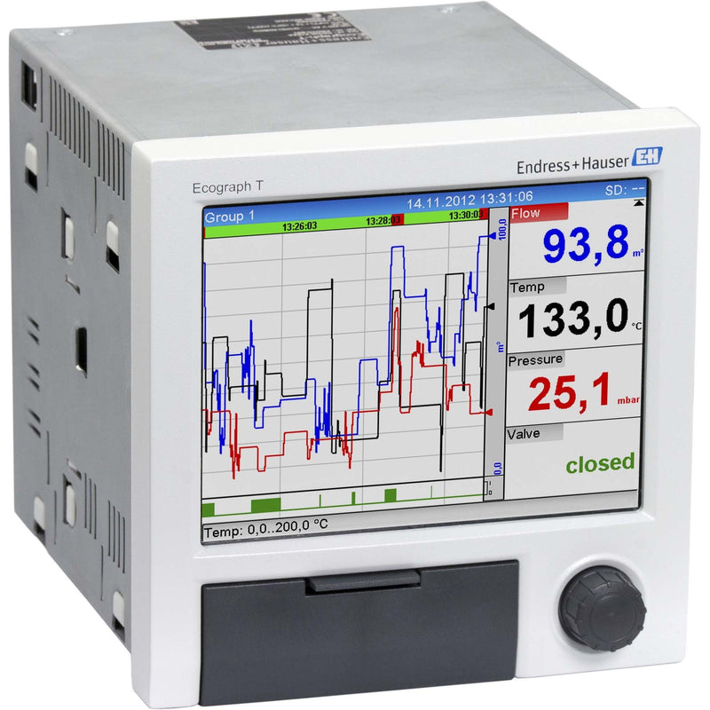 Endress+Hauser - Grafik-Panel Bildschirmschreiber RSG35-B1A+ABE1 4 Kanal