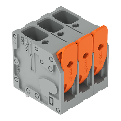 WAGO - Leiterplattenklemme 2606-3103/010-000 6mm²,gr − 80 Stück