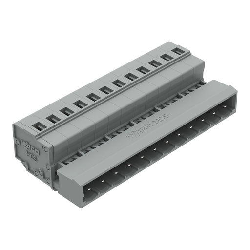 WAGO - Kabelsteckverbinder für Leiterplattensteckverbinder 1-Leiter-Stiftleiste 231-612/018-000 CAGECLAMP,2,5mm²,gr − 25 Stück