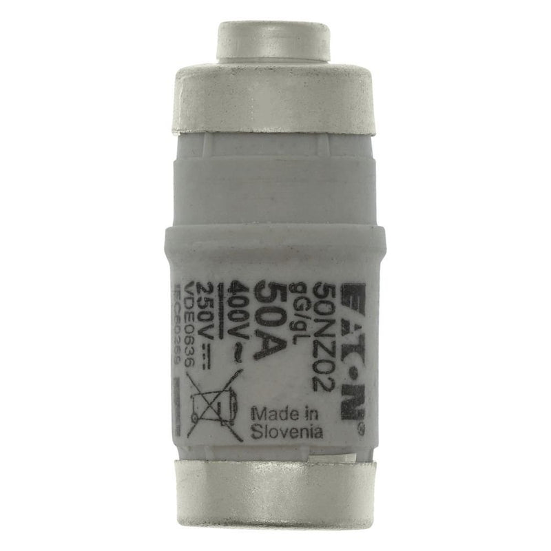 Eaton - D0-Sicherungseinsatz Sicherungseinsatz Nieders. SICHERUNG-#50NZ02R 50A AC 400V 50kA − 10 Stück