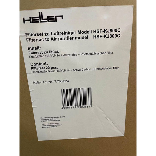 Heller - Zubehör/Ersatzteile für Luftbefeuchter Filterset H14 HEPA 7.705.023 f.HSF-KJ800C