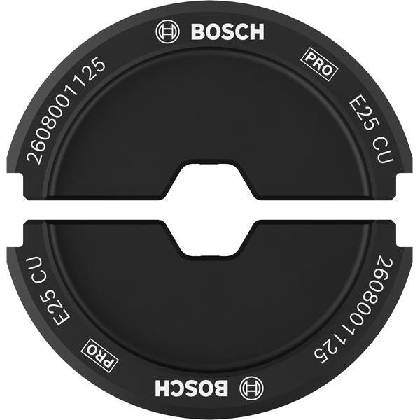 Bosch - Einsatz für Presswerkzeug Kabelschuhe/Verbinder, Aderendhülsen, Schirmanschluss PRO Presseinsatz, E25 CU, 2608001125 25 mm², Kupfere