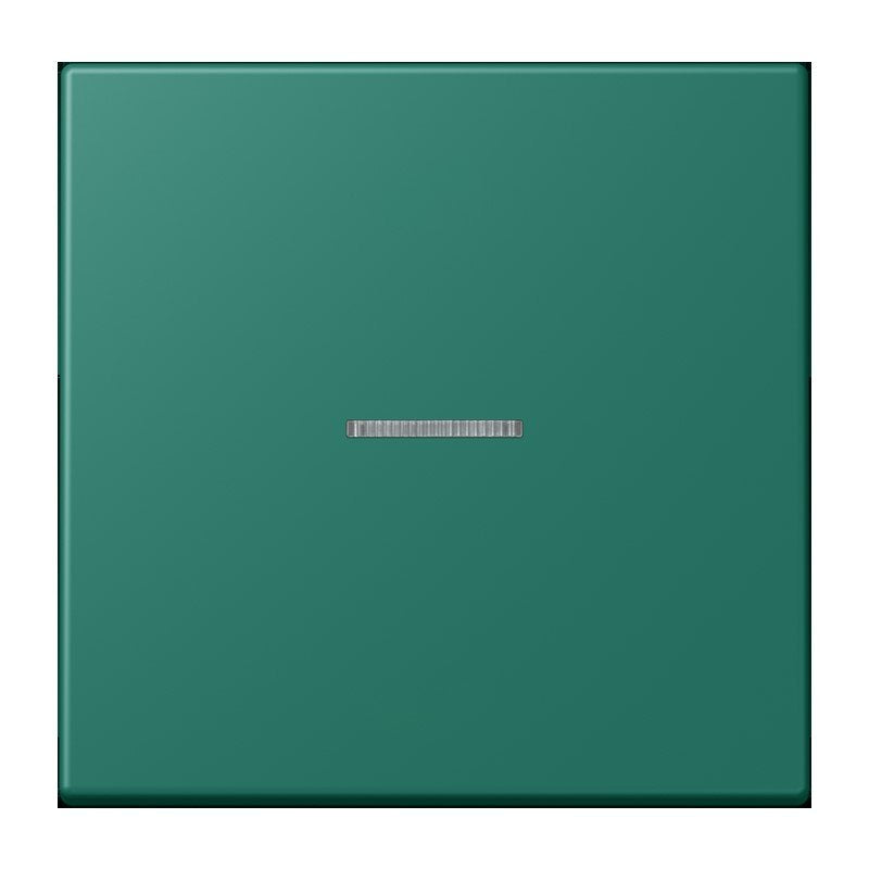 Jung - Abdeckung/Bedienelement für Installationsschalterprogramme Wippe 1fach m. Lichtleiter LC 990 KO5 216 vert anglais (32040)
