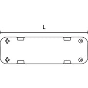 HellermannTyton - Verbindungs-/Übergangsmuffe Gel-Kabelgarnitur Relilight #435-01651 V32.5 I2 PA66V0BK10