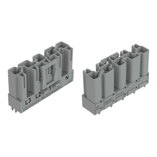WAGO - Leiterplattensteckverbinder Stecker für Leiterplatten 770-855/060-000 5-polig,grau − 50 Stück