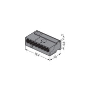 WAGO - Steckklemme Verbindungsdosenklemme 243-208 dgr 8x0,6-0,8mm − 50 Stück