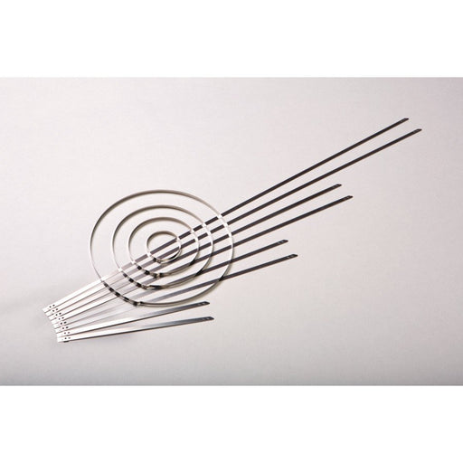 HellermannTyton - Kabelbinder Edelstahlkabelbinder MST500S SS304 ML 100 500x5,9mm − 100 Stück
