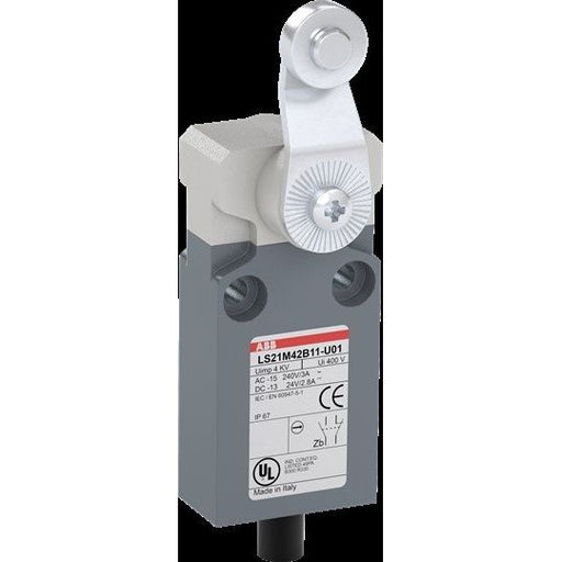 ABB Stotz S&J - Einzelpositionsschalter Kompakt-Pos.schalter LS21M42B11-U01 Metall-Gehäuse IP67