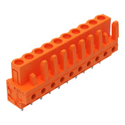 WAGO - Leiterplattensteckverbinder THT-Federleiste gerade 232-170 Maß 5,08mm,orange − 50 Stück