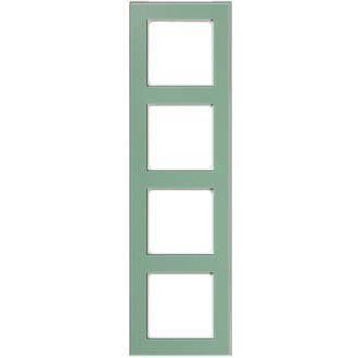 Peha - Abdeckrahmen Rahmen 4-fach D 20.674.243.022 Glaseffekt jade-rws