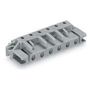 WAGO - Leiterplattensteckverbinder THT-Federleiste abgewink. 232-838/047-000 Maß 7,5mm,grau − 25 Stück