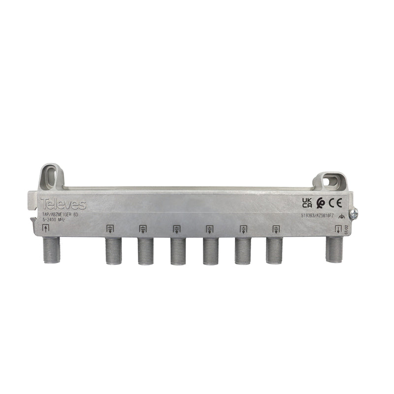 Televes - Abzweiger und Verteiler Abzweiger 6f AZS616FZ 16 dB, 5-2400 MHz