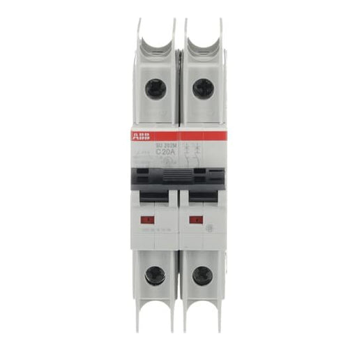ABB Stotz S&J - Leitungsschutzschalter Sicherungsautomat SU202M-C20 10kA, 20A, 2P