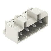 WAGO - Leiterplattensteckverbinder THT-Stiftleiste Lötstift 721-464/001-000 1,2x1,2,abgew.,lgr − 200 Stück