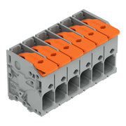 WAGO - Leiterplattenklemme Hebel 2606-1106/010-000 6mm²,grau − 40 Stück