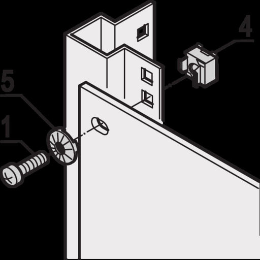 Schroff - Komponente für den Ausbau (Schaltschrank) Käfigmutter 21120131 (VE10) − 2 Packung